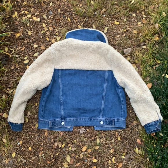 Topshop Jacket Size 4 Denim Jean Jacket - Picture 4 of 8